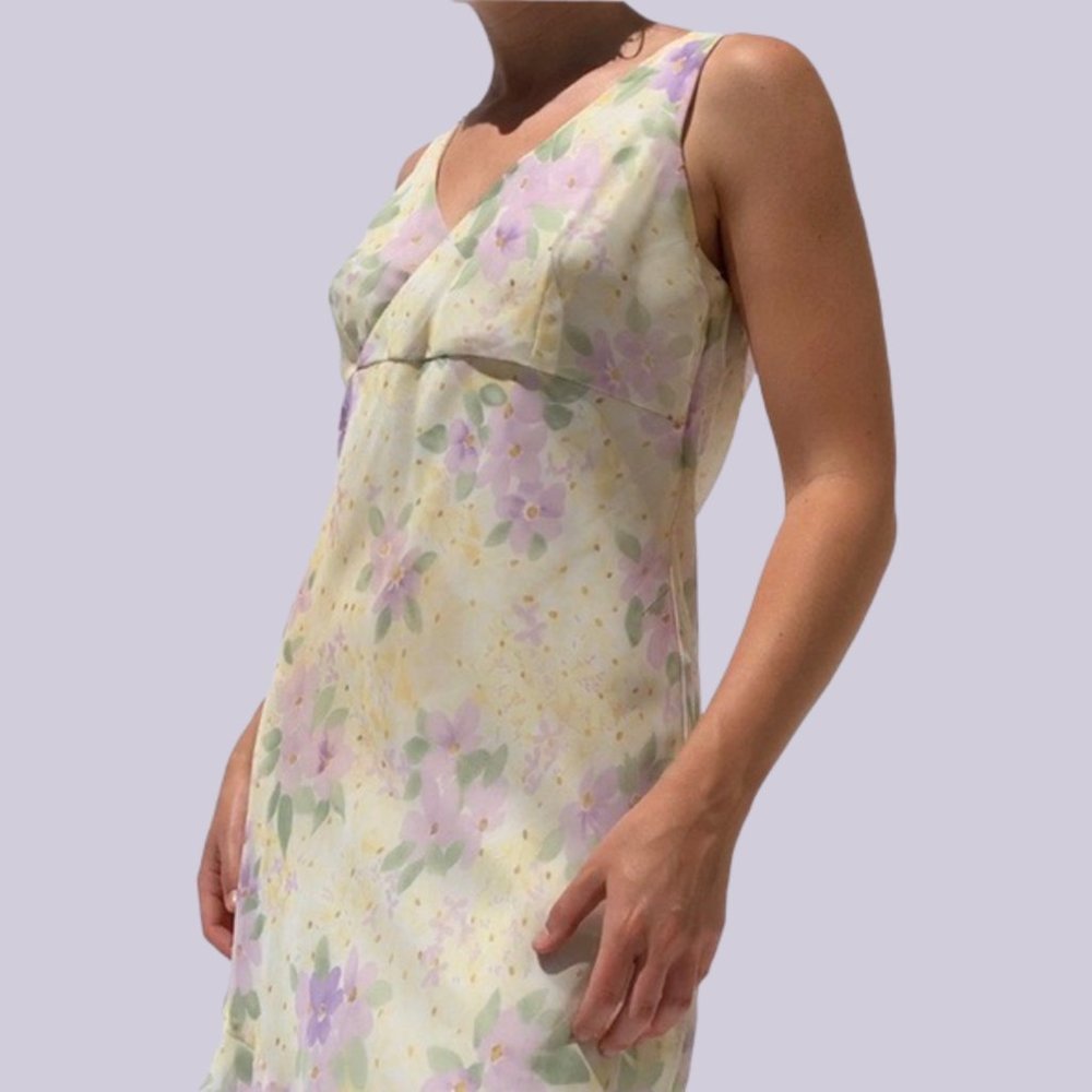 Vintage Floral Spring Dress